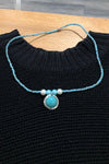 Collier pierres aqua seconde main Autres 