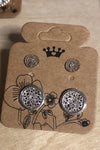 Duo de boucles d'oreilles - Pastilles argent seconde main Autres 