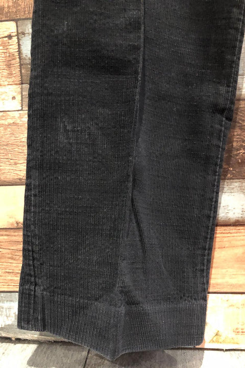 Pantalon noir en corduroy (xl) - Homme seconde main Simons   