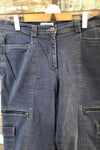 Jeans 3/4 style cargo bleu (m) seconde main Marie Claire 