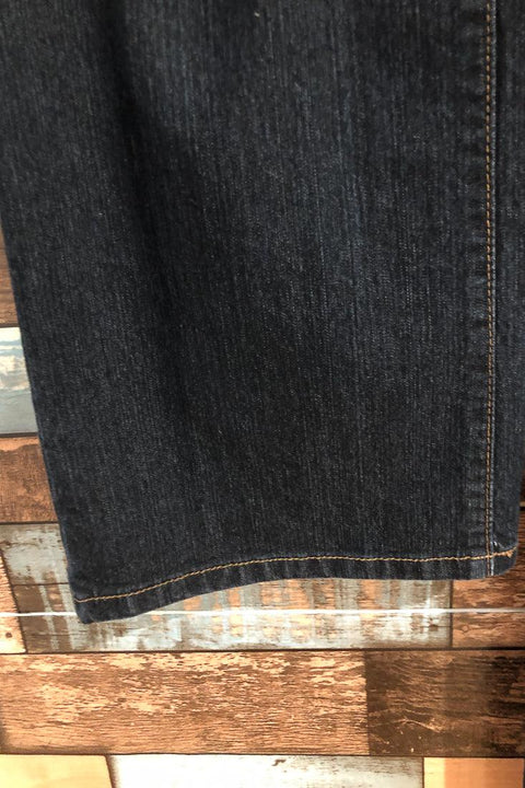 Jeans bleu foncé extra long (m) seconde main Contraste   
