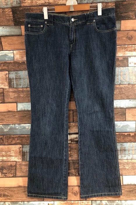 Jeans bleu jambe droite (l) seconde main Orage 