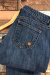 Jeans bleu jambe droite (xs) seconde main Element 