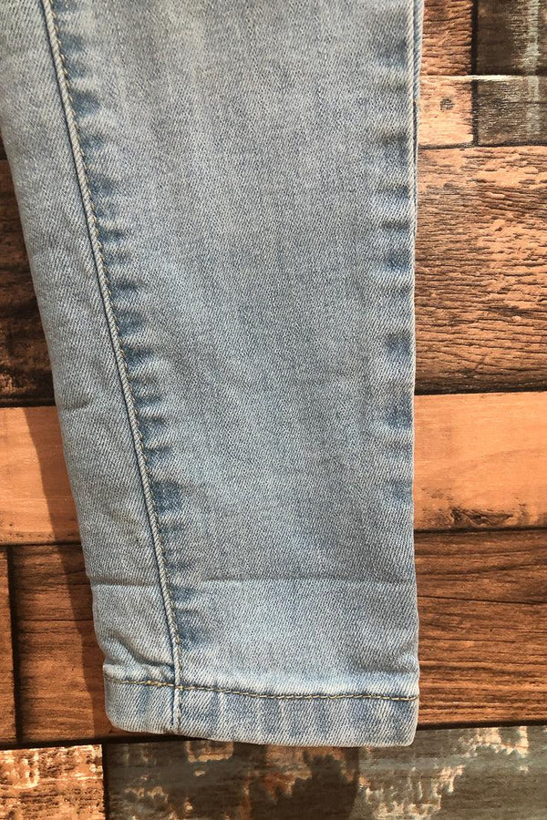 Jeans bleu pâle jambe étroite (xs) seconde main Ardene 