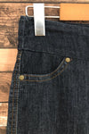 Jeans extensible bleu foncé 3/4 (s) seconde main Point Zero 