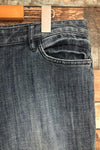 Jeans bleu jambe semi évasée (m) seconde main Michael Kors 