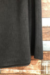 Jupe gris chamoiré avec boucle argent (s) seconde main Tuzzi 