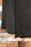Jupe gris chamoiré avec boucle argent (s) seconde main Tuzzi 