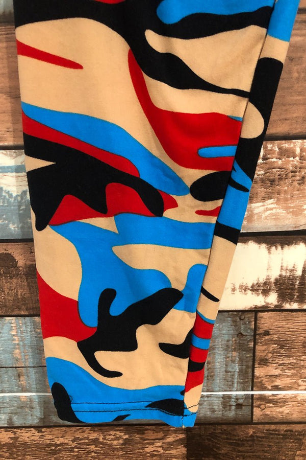 Legging 3/4 multicolore (s) seconde main Cherie Bliss 