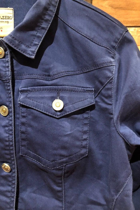 Manteau en jeans bleu (l) seconde main Point Zero   
