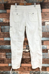 Pantalon blanc style cargo (l) seconde main Calvin Klein 