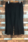 Pantalon court ample noir en lin (m) seconde main Mexx 