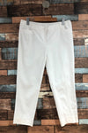 Pantalon droit blanc 7/8 (m) seconde main Dalia 