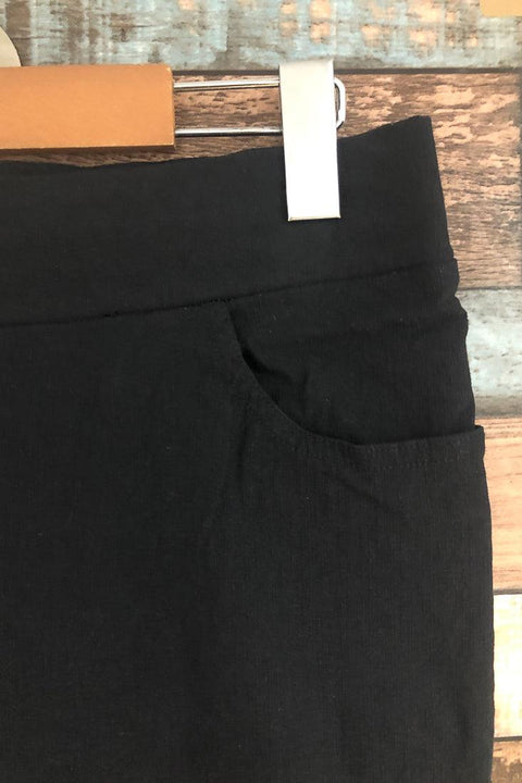 Pantalon extensible noir (s) seconde main Classic Editions   