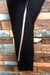 Pantalon noir avec bandes roses et blanches(m) seconde main Reitmans   