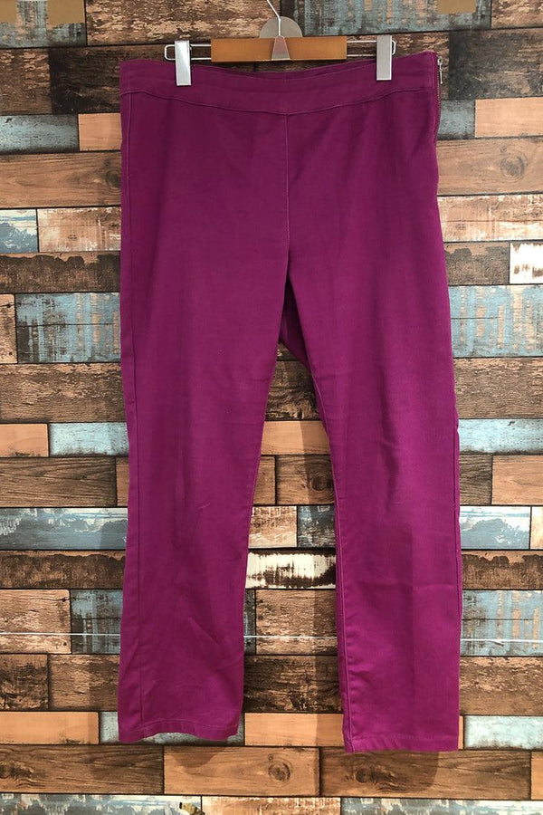 Pantalon fuchsia boot cut (m) seconde main Tristan 