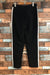 Pantalon noir jambe droite avec bandes blanches (s) seconde main Shinesgold Day   