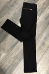 Pantalon noir zip or (l) seconde main Jacob Connexion 