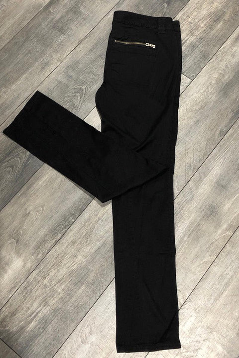 Pantalon noir zip or (l) seconde main Jacob Connexion   
