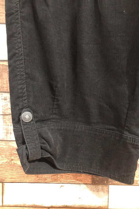Pantalon court noir ample en corduroy (m) seconde main Jackpot   