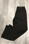 Pantalon taille haute noir jambe évasée (m) seconde main Rock & Shine 