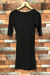Robe cache-coeur noire (s) seconde main Town & Country Uniforms 