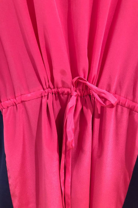 Robe rose avec bandes marine (m) seconde main DKNY   