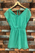 Robe fluide verte (xs/s) seconde main The Limited   