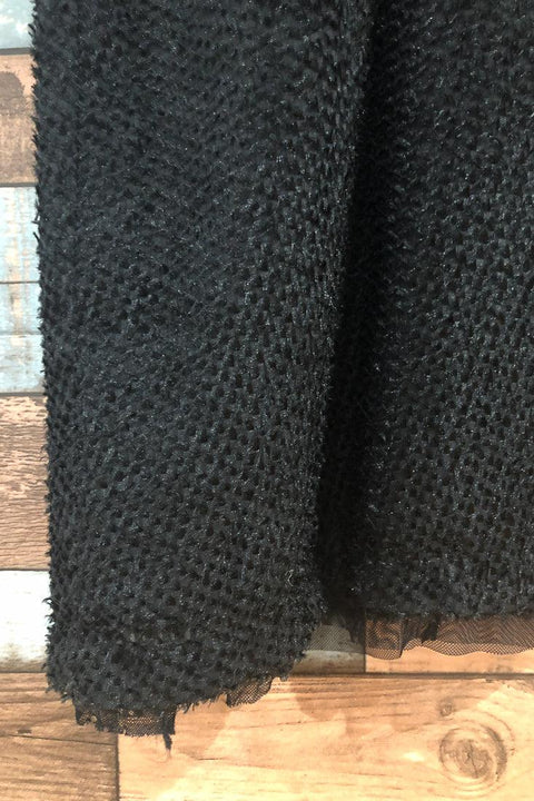 Robe noire texturée sans manche (s) seconde main Max and Cleo   