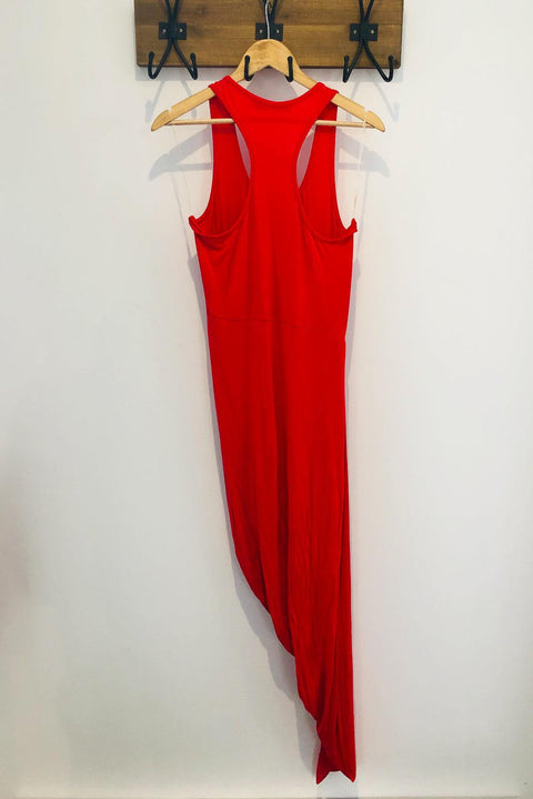 Robe maxi extensible rouge (l) seconde main 3R Streetwear   