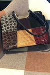 Sac à main faux cuir motif animal multicolore seconde main Autres 