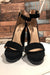 Sandales noires en suède (6) seconde main Fashion Nova   