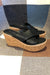 Sandales noires talon compensé (8) -Aldo - La Penderie du Paradis 🕊