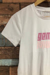 T-shirt blanc ''Gemini'' (s) seconde main Bluenotes 