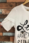 T-shirt blanc ''Let's Have a Great Summer'' (m) seconde main Autres 