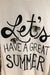 T-shirt blanc ''Let's Have a Great Summer'' (m) seconde main Autres   