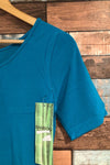 T-shirt turquoise en bamboo (s) seconde main Orange Fashion Village 