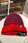 Tuque rouge et bleue seconde main Orage 