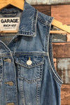 Veste sans manche en jeans (xs) seconde main Garage 