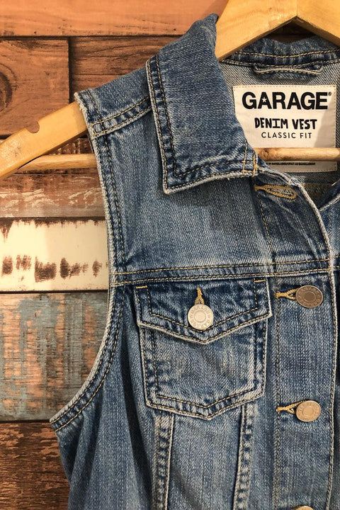 Veste sans manche en jeans (xs) seconde main Garage   