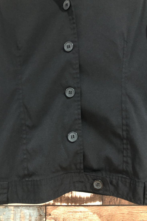 Veston léger noir avec gros boutons (xs) seconde main Collection Rio   